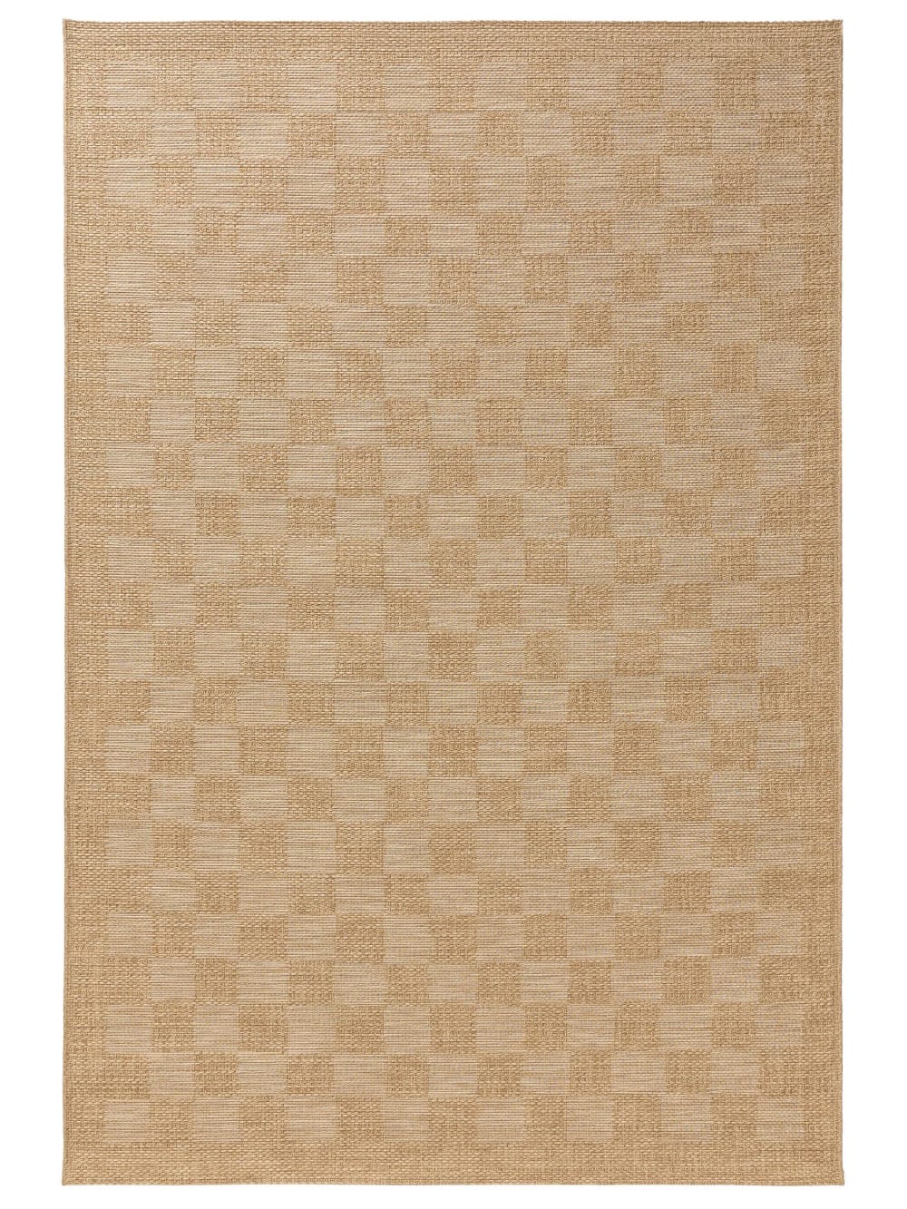 Tapis d'extérieur & intérieur marron clair 120x170