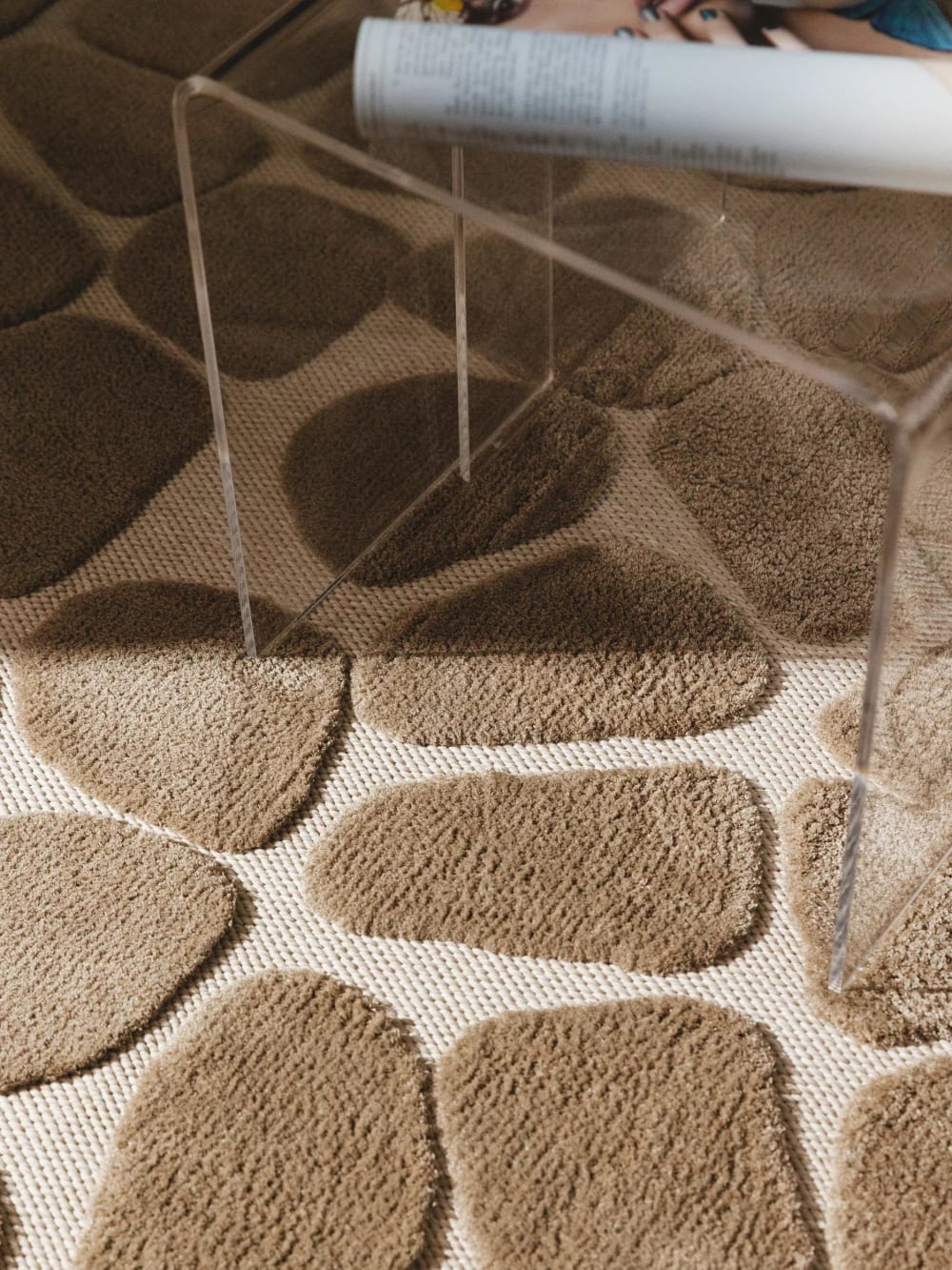 Tapis taupe 160x230 — vue 4