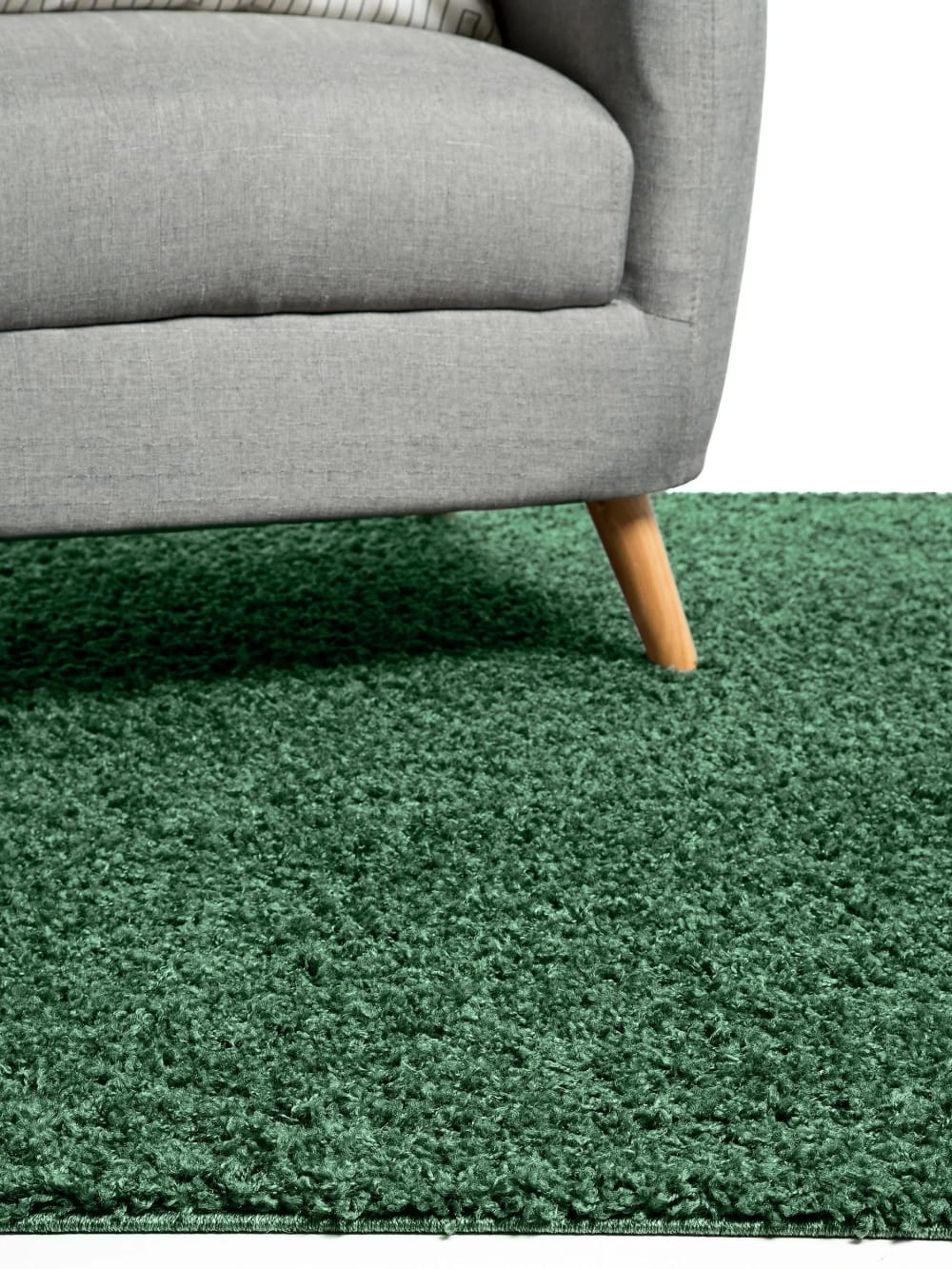 Tapis à poils longs vert 133x190 — vue 4
