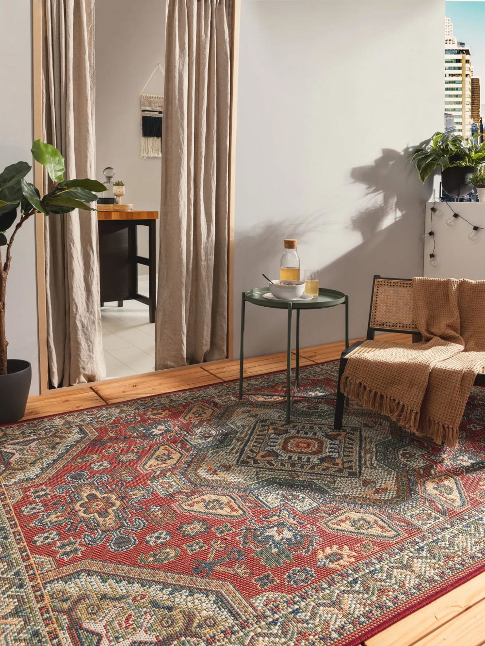 Tapis d'extérieur & intérieur multicouleur 160x230 - Maisons du Monde