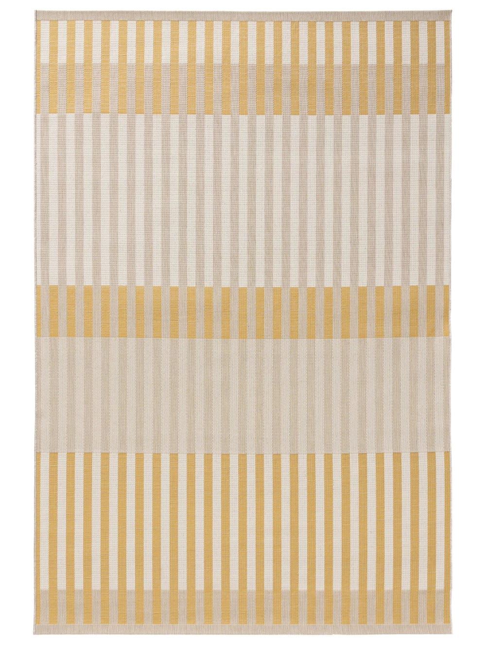 Benuta In- & Outdoor-Teppich beige/gelb 200x290 style vintage - Pvc - Polyvinlychlorid