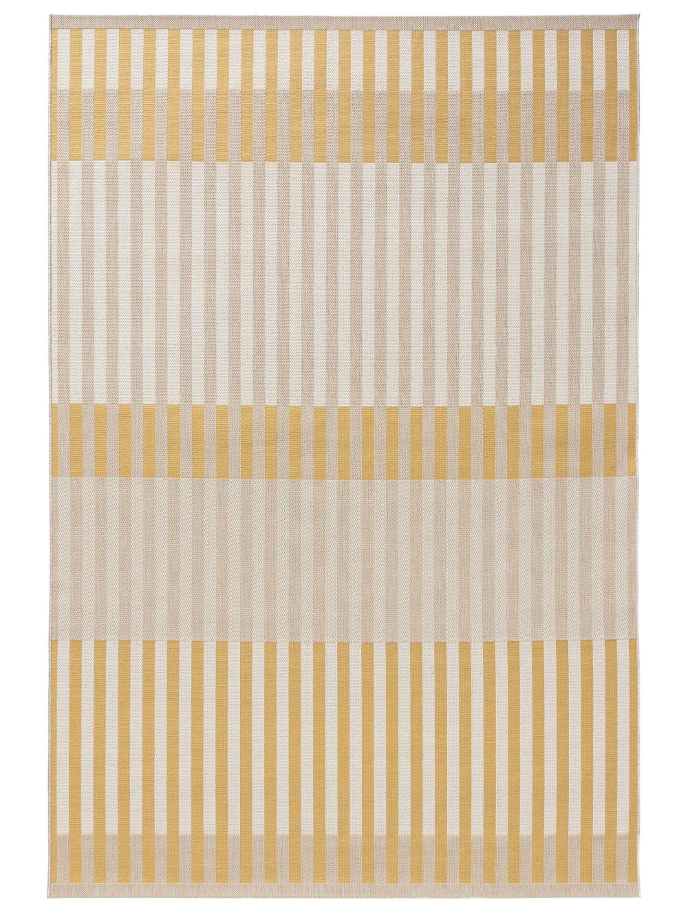 Tapis d'extérieur & intérieur beige/jaune 200x290
