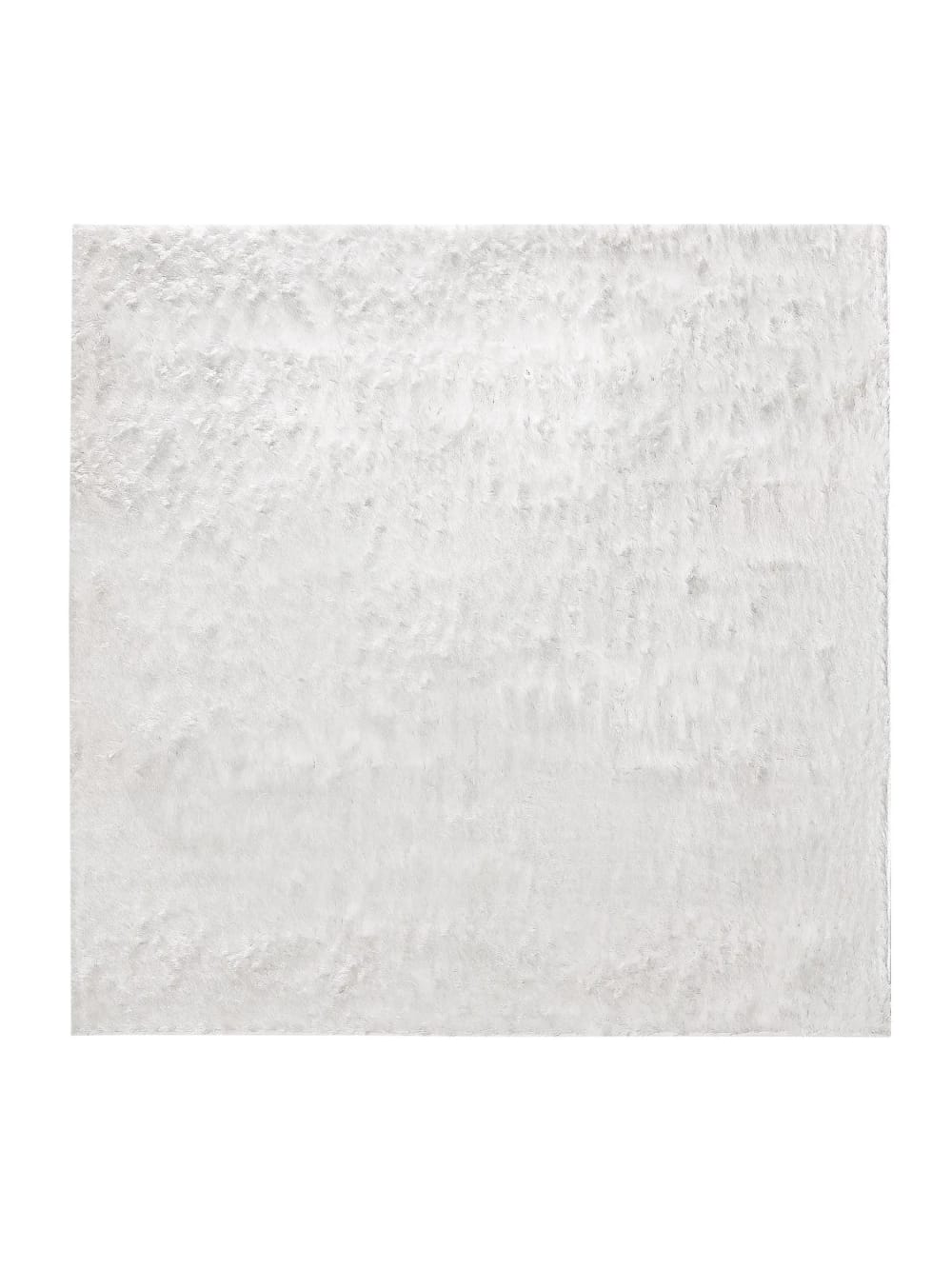 Benuta Hochflorteppich weiß 150x150 style modern - Pvc - Polyvinlychlorid