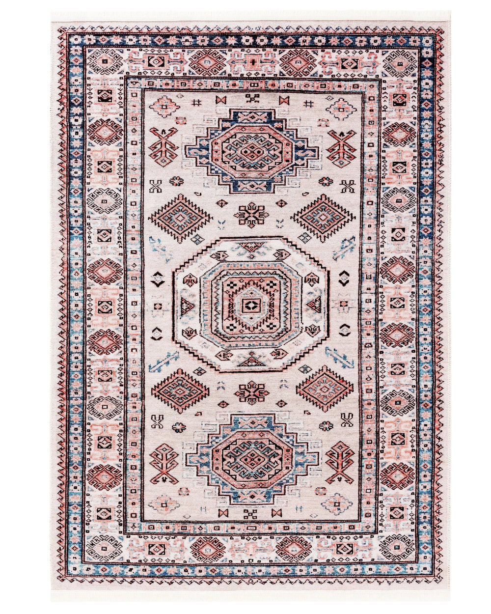 Benuta Teppich multicolor 200x300 style vintage Mehrfarbig Pvc - Polyvinlychlorid