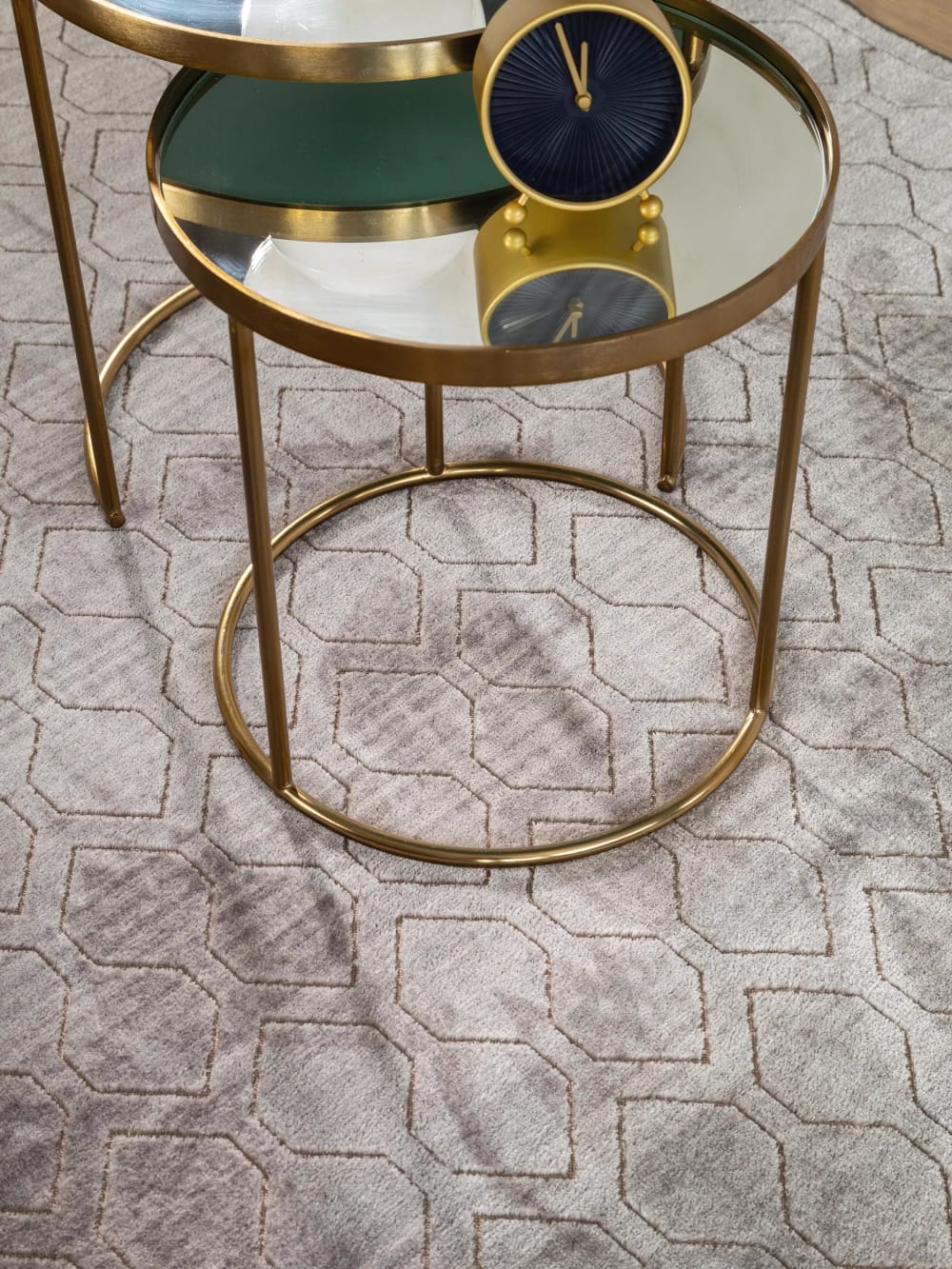 Tapis gris 100x150 — vue 4