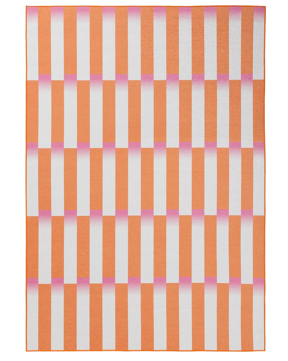 Benuta Flachgewebeteppich orange 120x170 style modern orange Pvc - Polyvinlychlorid