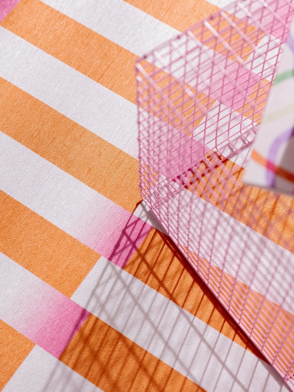 Tapis tissé à plat orange 120x170 — vue 4