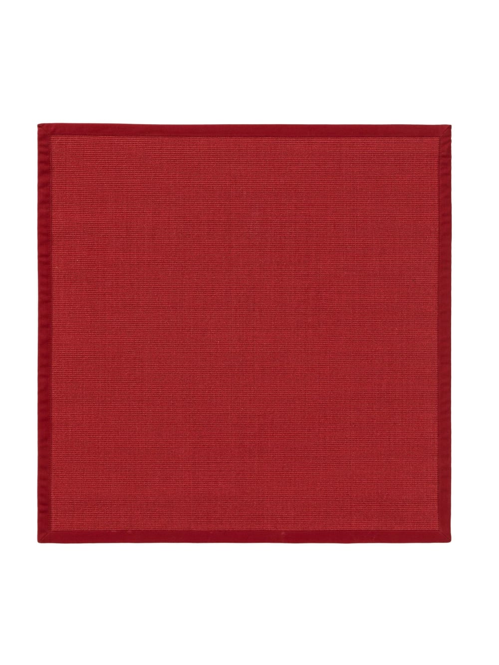 Benuta Sisalteppich rot 150x150 style landhaus - Jute