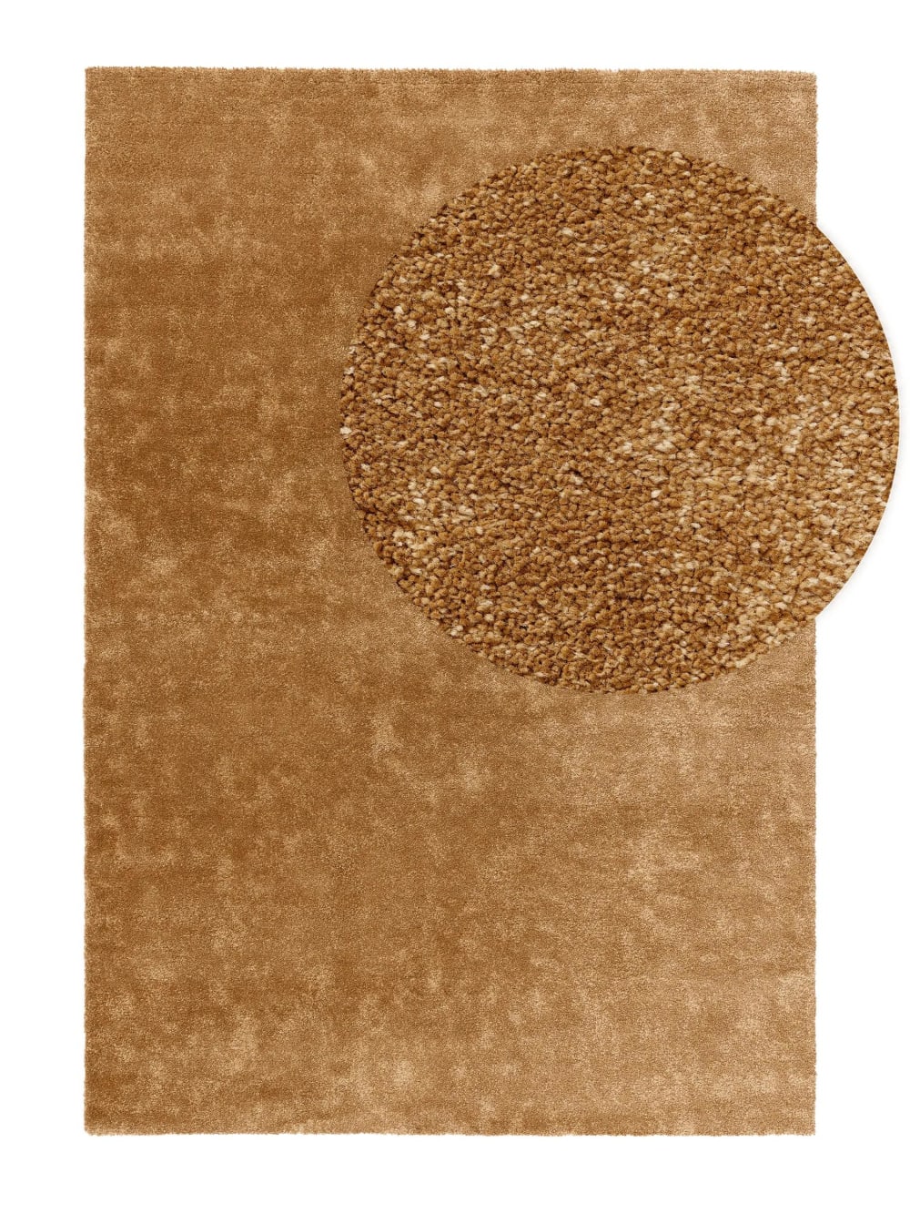 Benuta Teppich braun 160x230 style modern - Pvc - Polyvinlychlorid