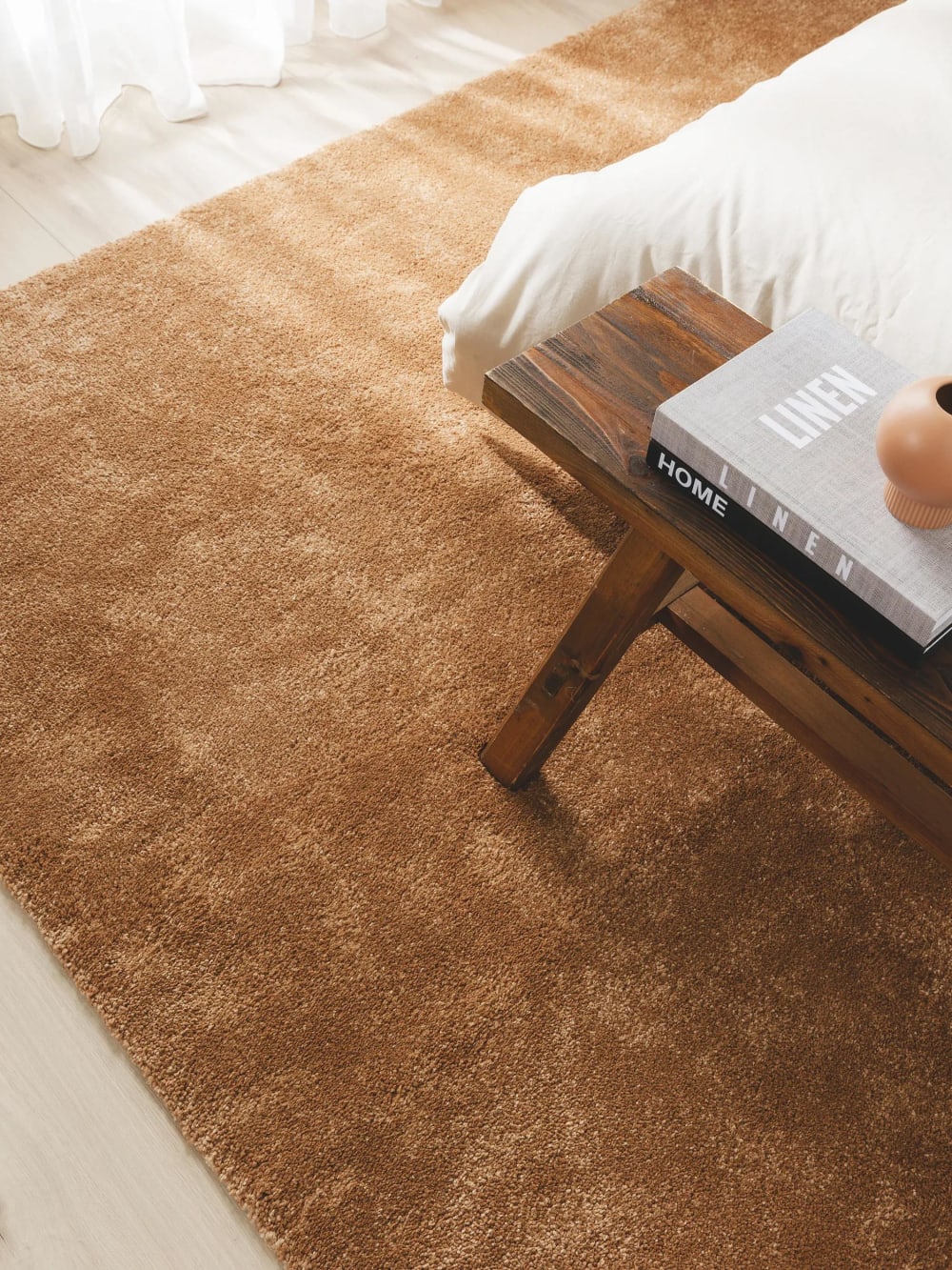Tapis marron 120x170 — vue 4