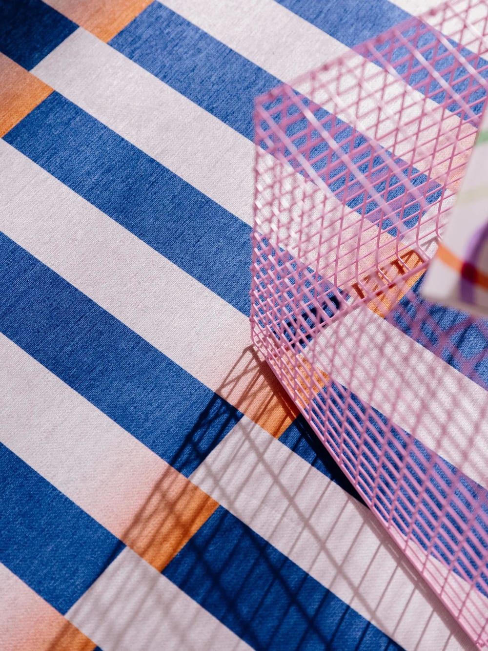 Tapis tissé à plat bleu 160x230 — vue 4