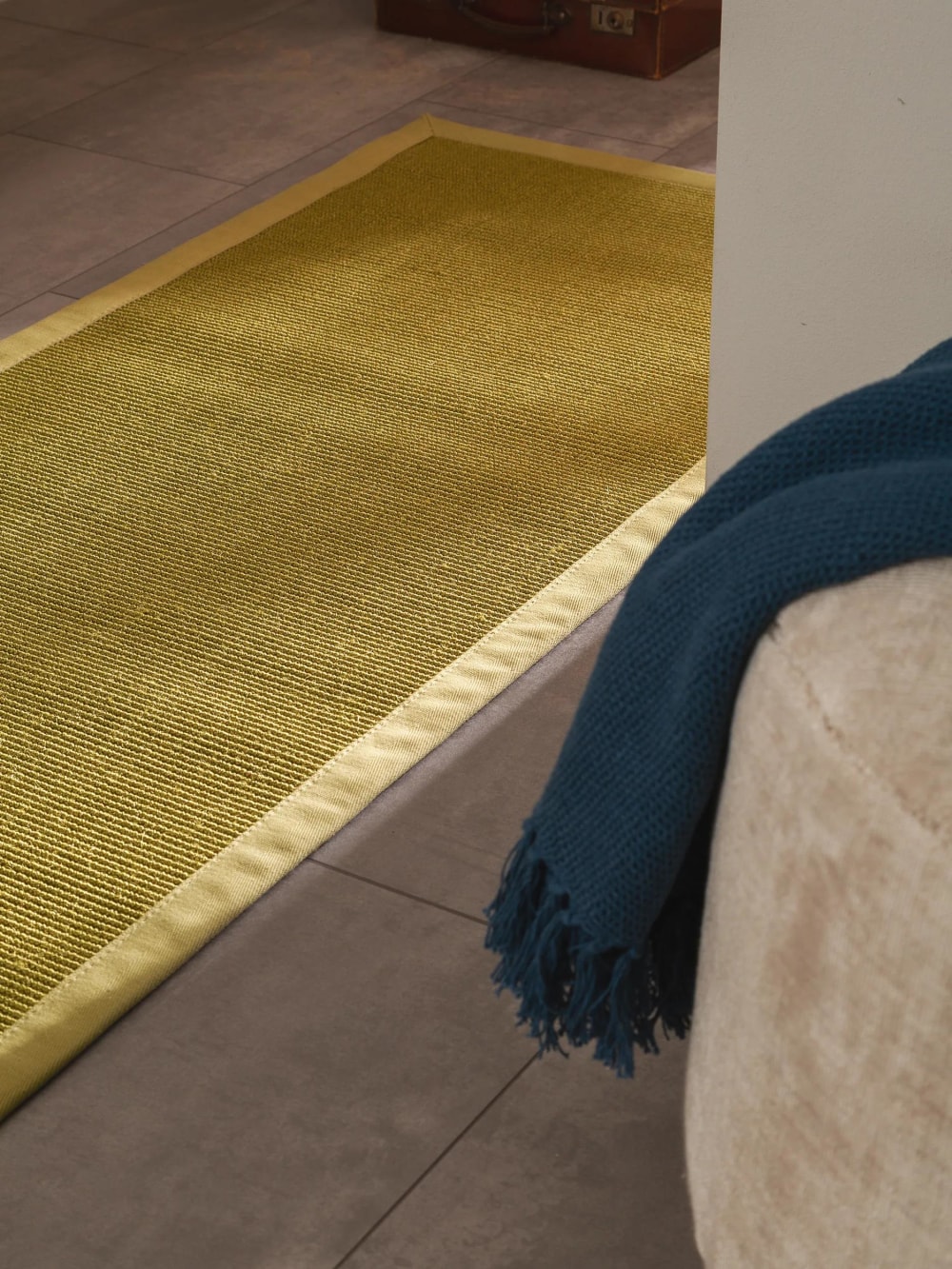 Tapis sisal vert 70x240 — vue 4