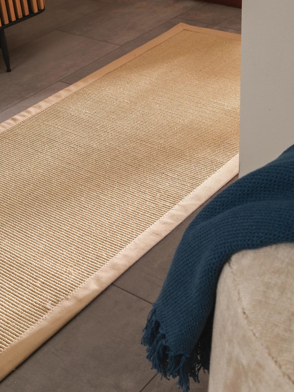 Tapis sisal crème 70x300 — vue 4