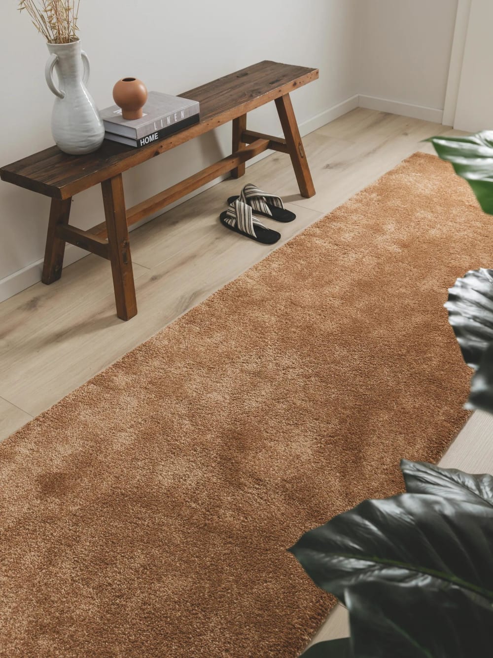 Tapis marron 80x300 — vue 4