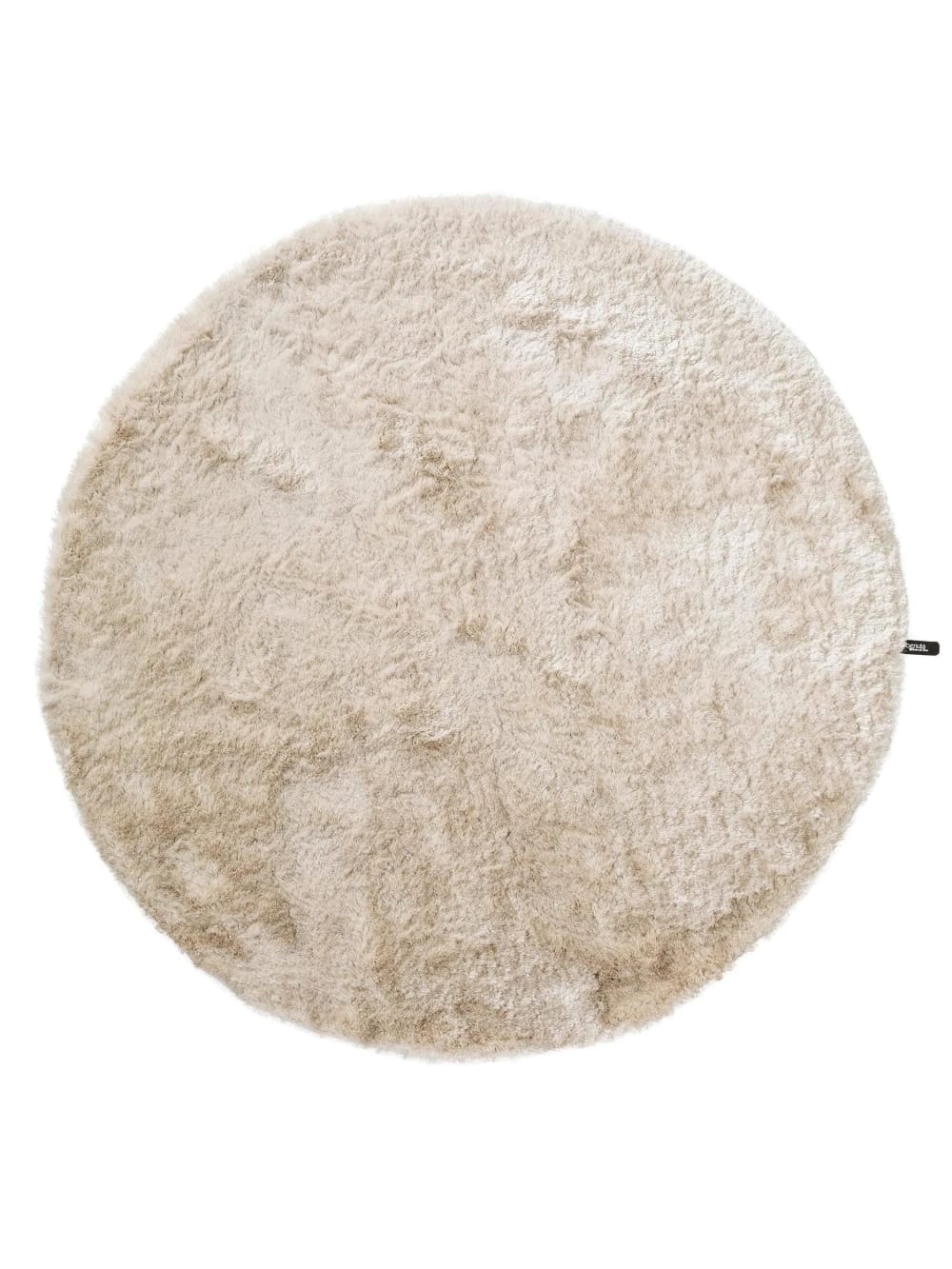 Tapis à poils longs - rond