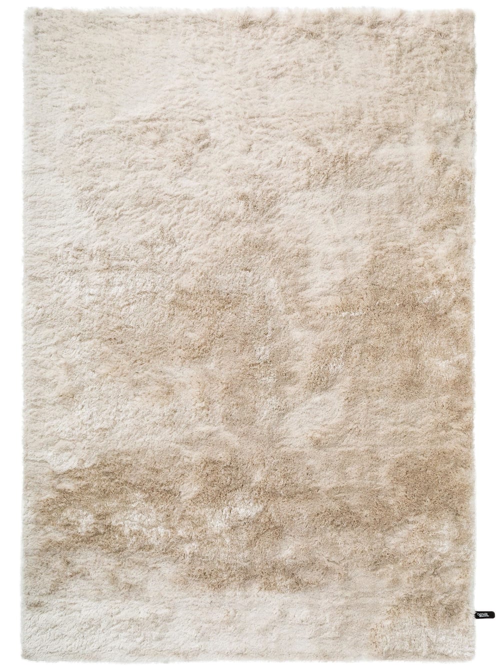 Tapis à poils longs beige 120x170