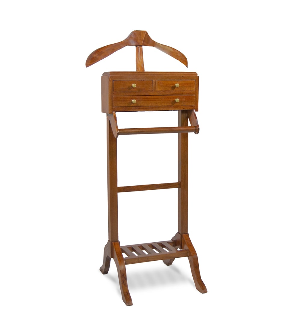 MOYCOR Herrendiener aus Holz, braun style vintage - Holz