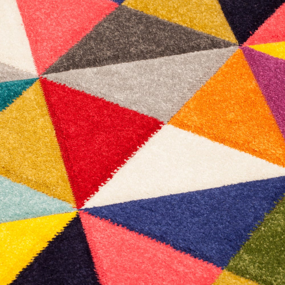 Tapis design rond multicolore - Maisons du Monde
