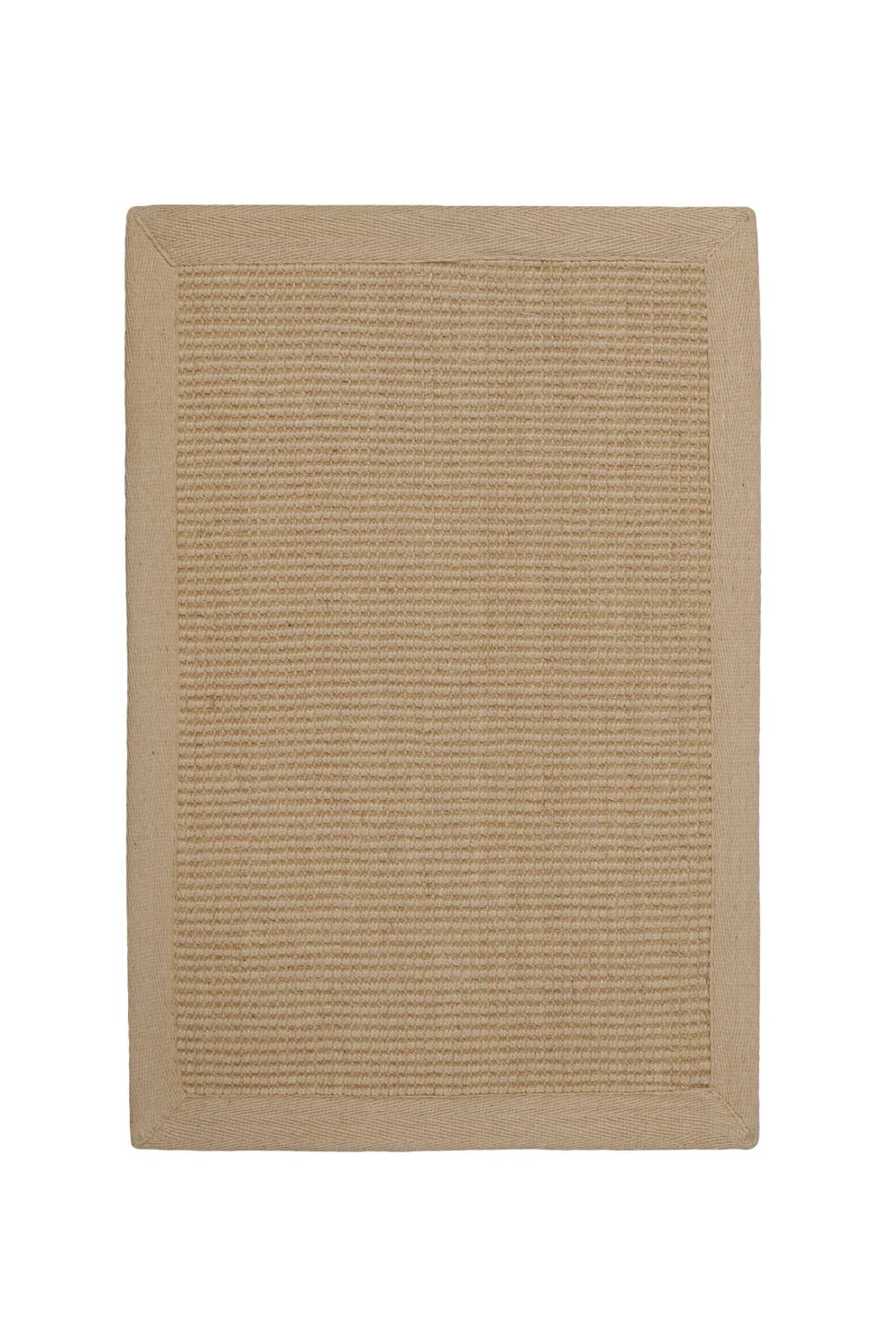 Tapis en jute, antidérapant couleur naturel 40x60