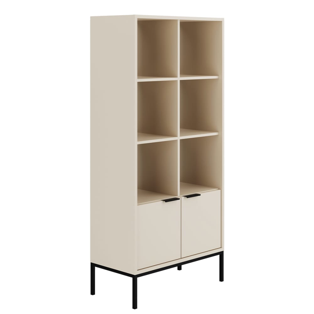 2-türiger Bücherschrank Spanplatten Kaschmir - Maisons Du Monde