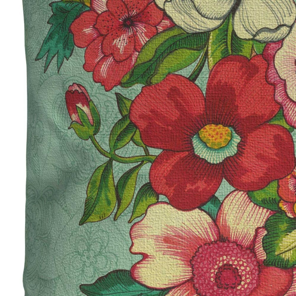 Bezug für Outdoor-Kissen Floraler Druck Blau 45x45 - Maisons Du