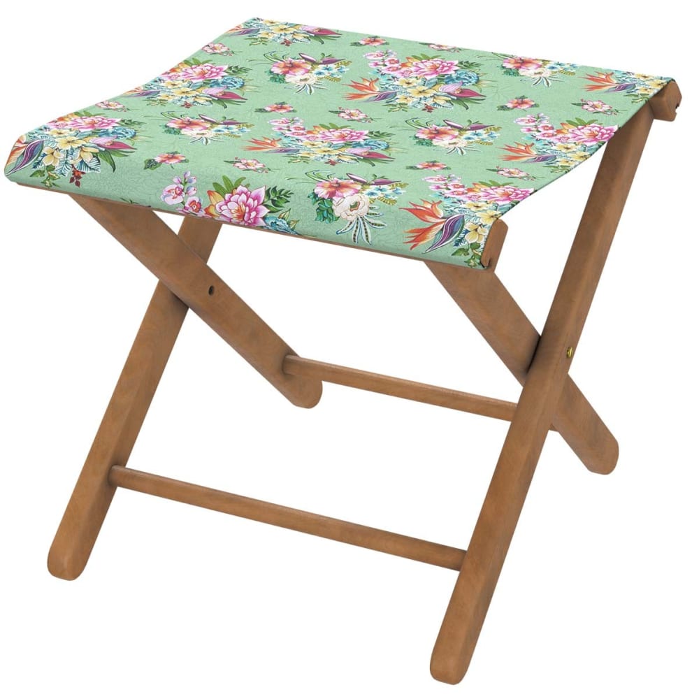 Pliant pêcheur en eucalyptus, - toile