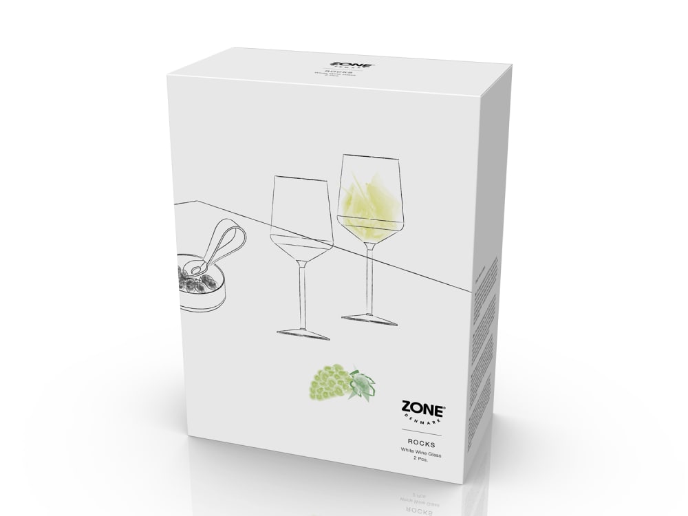 Verre à vin blanc en cristal transparent - Maisons du Monde