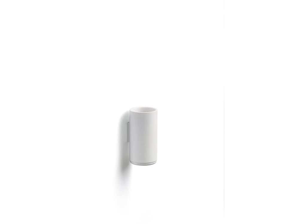 Zone Denmark Verre à dents à accrocher en aluminium/abs blanc