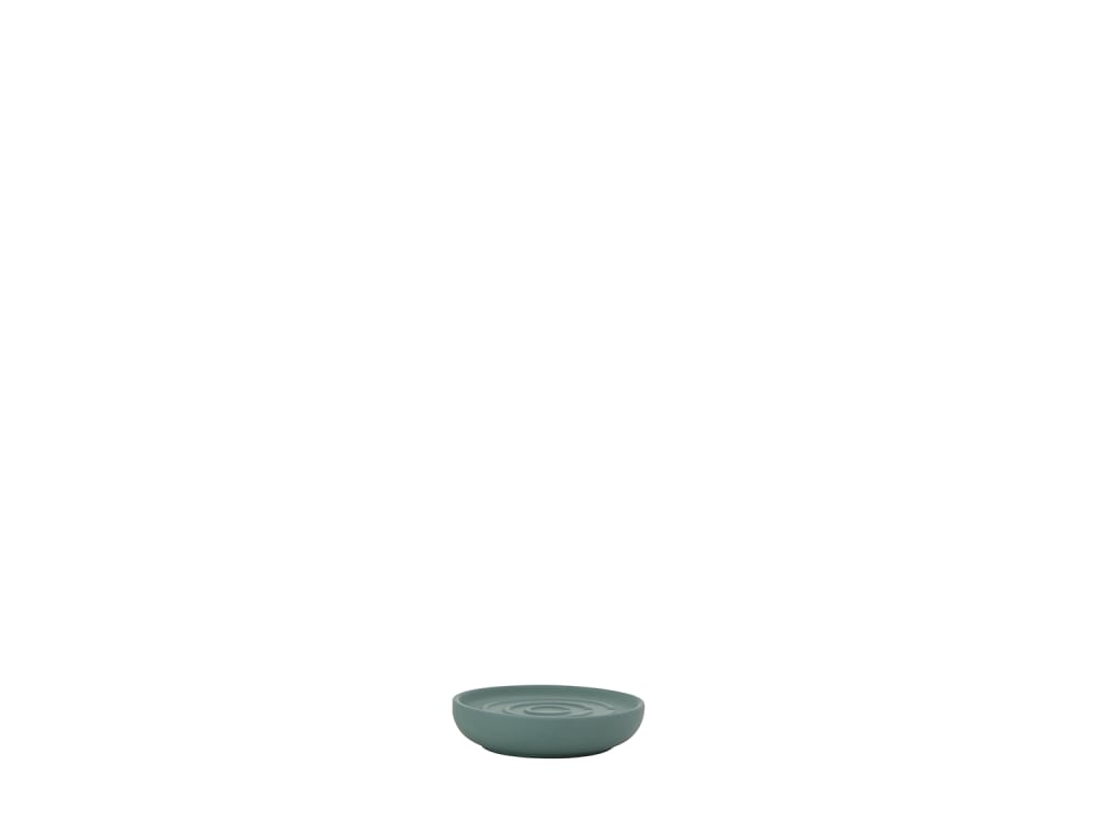 Zone Denmark Porte-savon en porcelaine vert pétrole