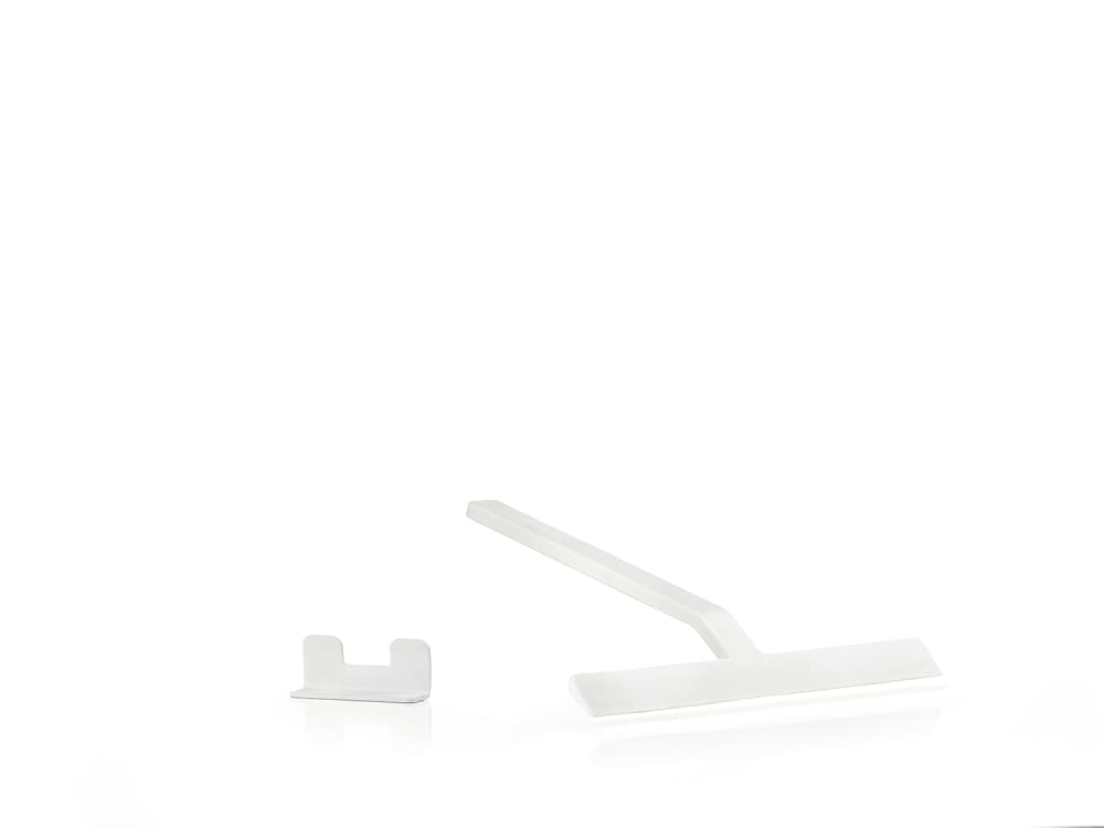 Raclette avec support silicone/métal blanc - Maisons du Monde