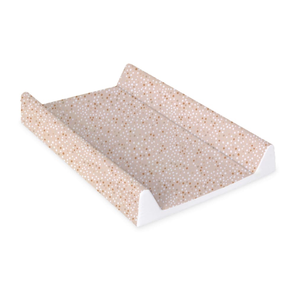 Matelas à langer bébé en pvc à pois marron 50x70 cm (Decochic) - Image 2