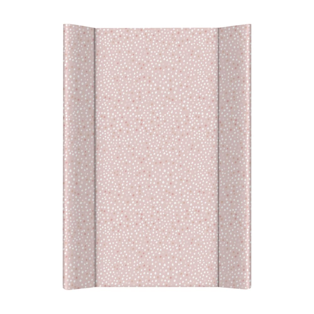 Matelas à langer bébé en pvc à pois rose 50x70 cm
