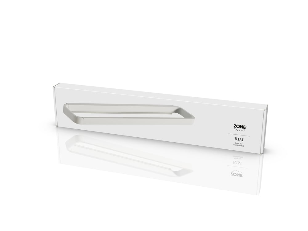 Porte-serviettes en aluminium blanc - Maisons du Monde