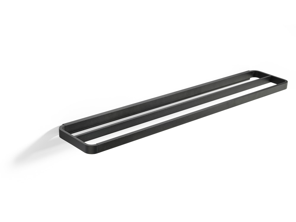 Porte-serviettes double