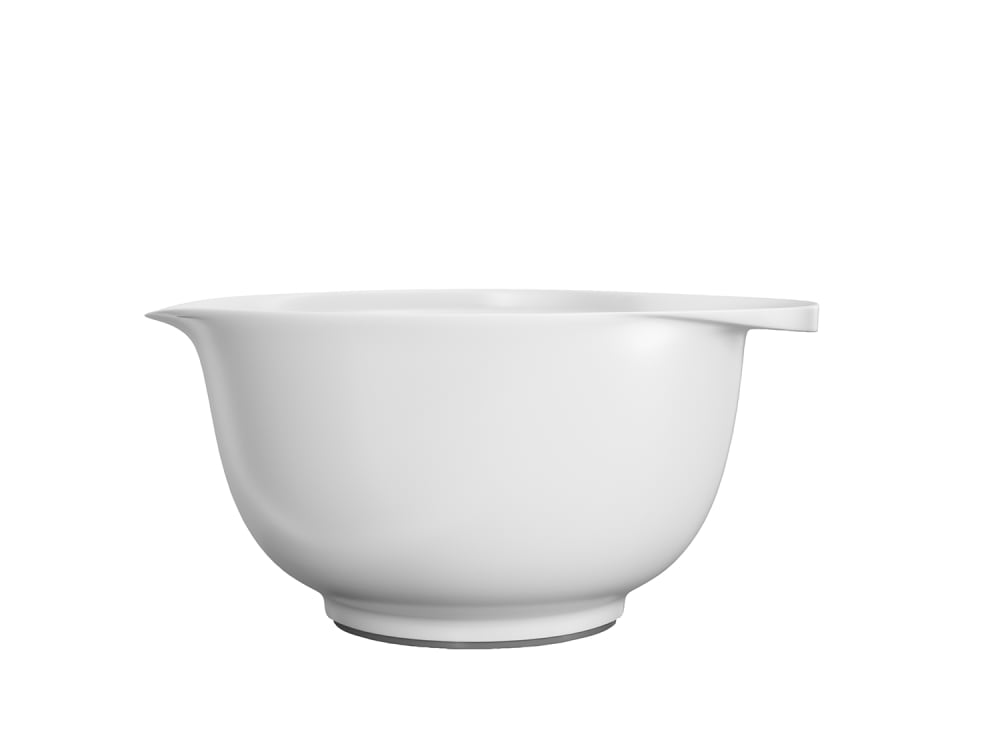 Bol à mixer en plastique blanc