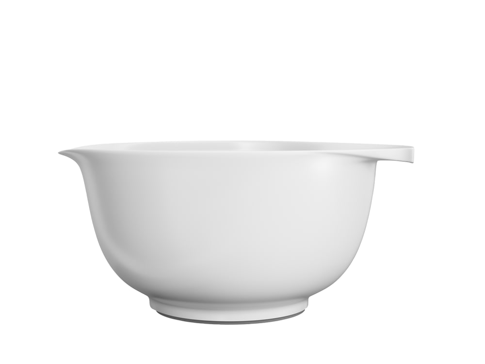 Bol à mixer en plastique blanc