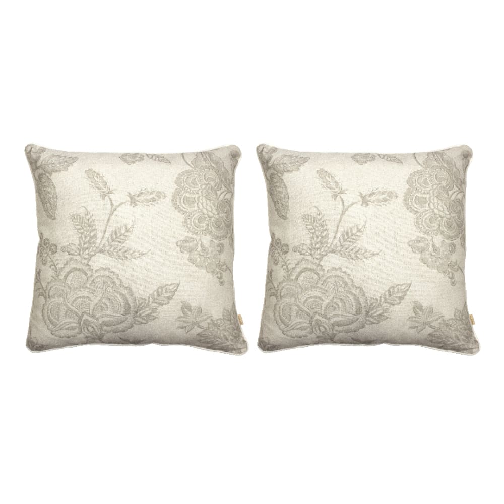 2 Housses de coussin 50X50 cm lin