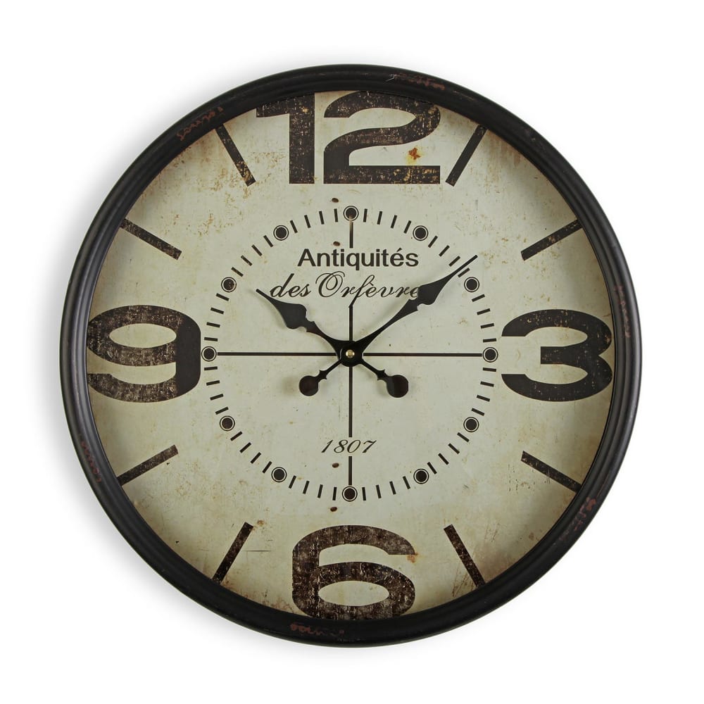 horloge murale de style