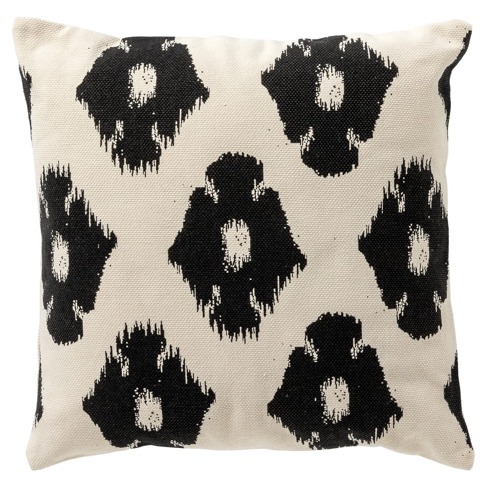 Housse de coussin noir 45x45 cm