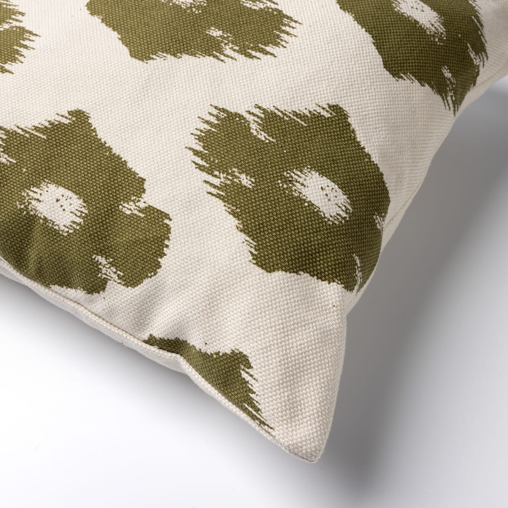 Housse de coussin vert 69% polyester , 25% coton et 6% viscose-45x45 — vue 3