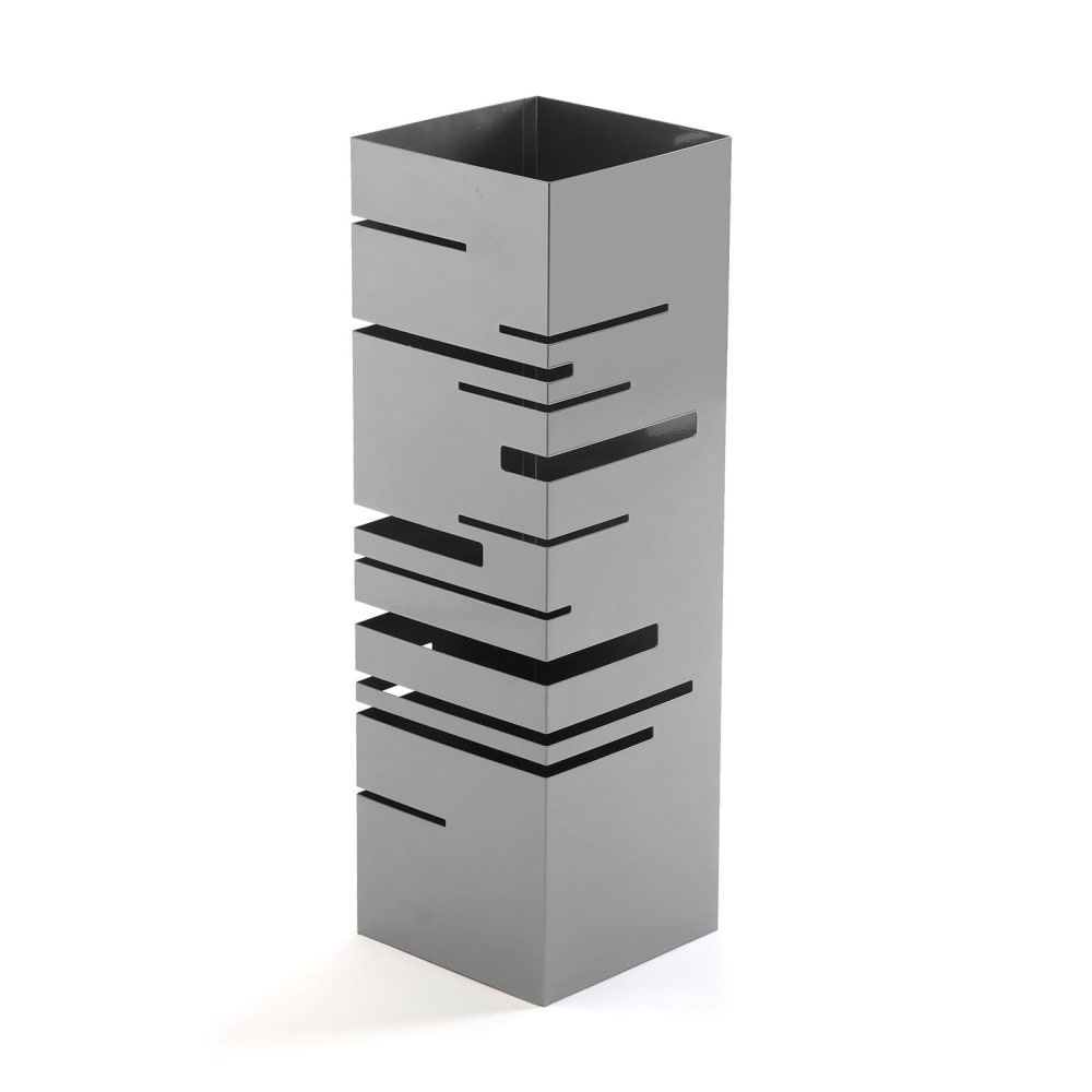 Versa Home Porte-parapluie moderne en métal gris style contemporain