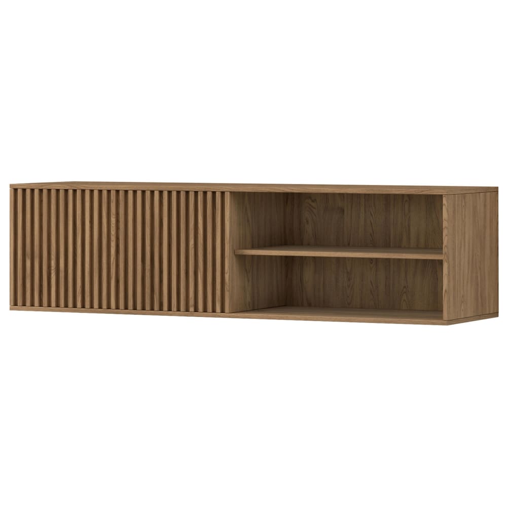 Meuble TV style contemporain 150 cm bois