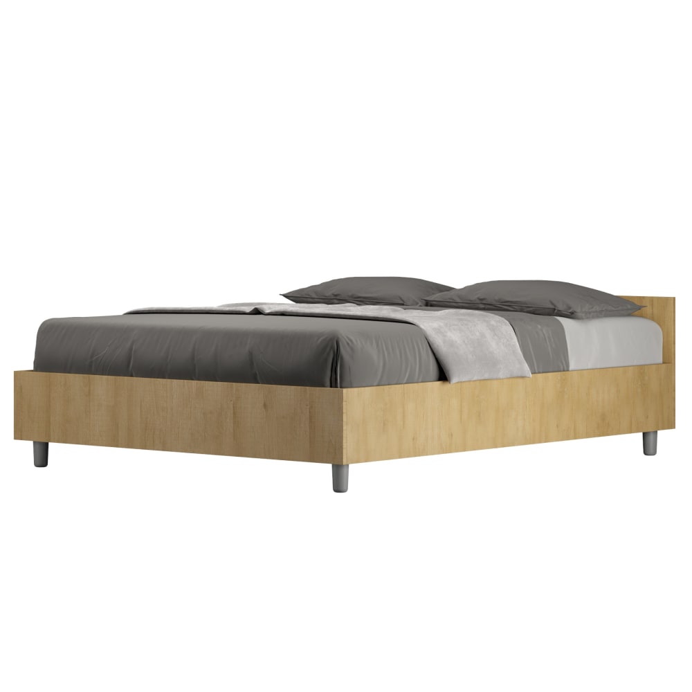 Lit coffre 140x190 effet