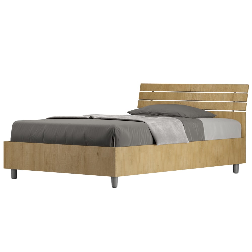 Ityhome Canapé abatible 120x190 efecto madera