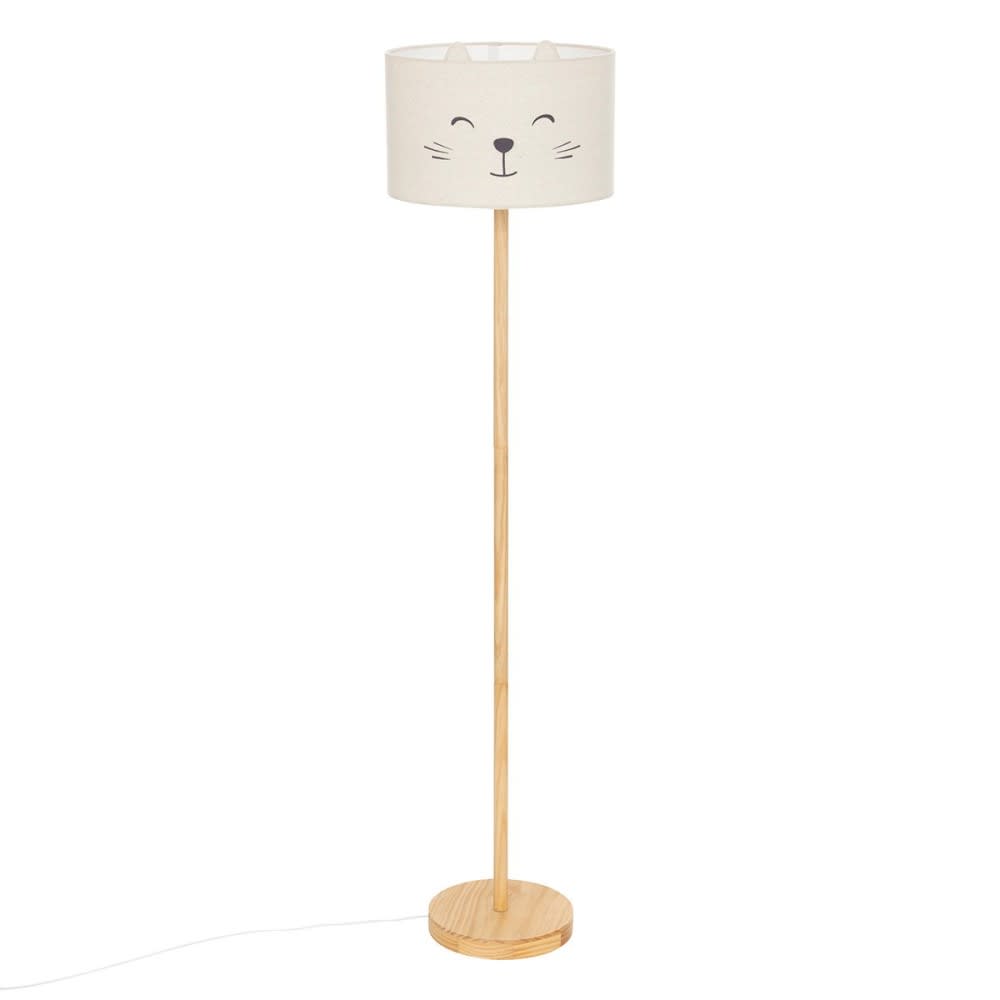 lampadaire droit en pin