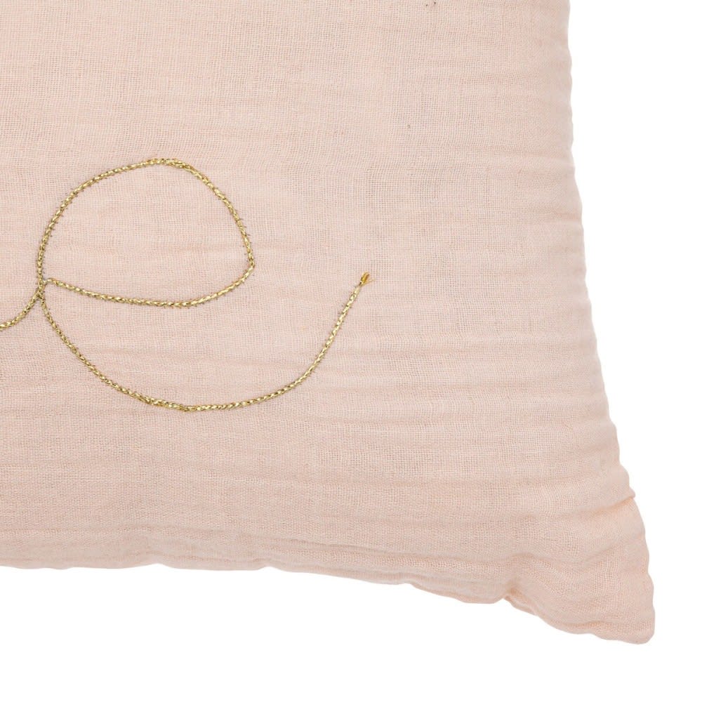 Coussin Rose coton 30 x 50cm — vue 3
