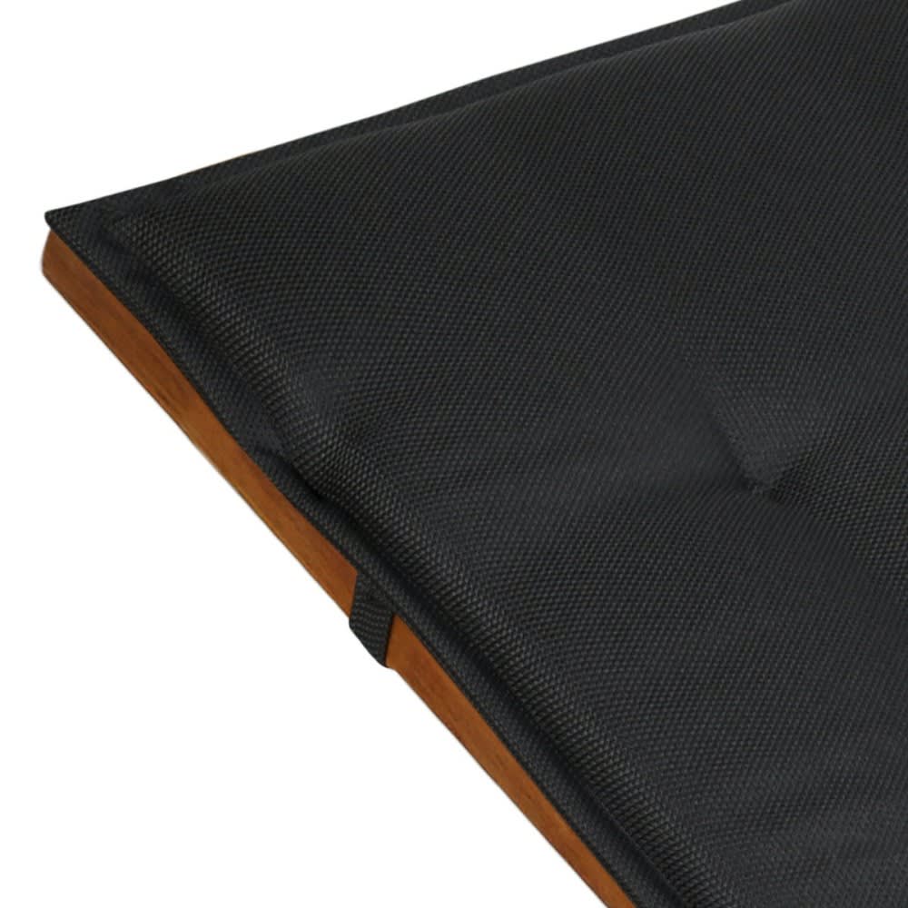 Coussin de bain de soleil 60x190x4 cm noir - Maisons du Monde