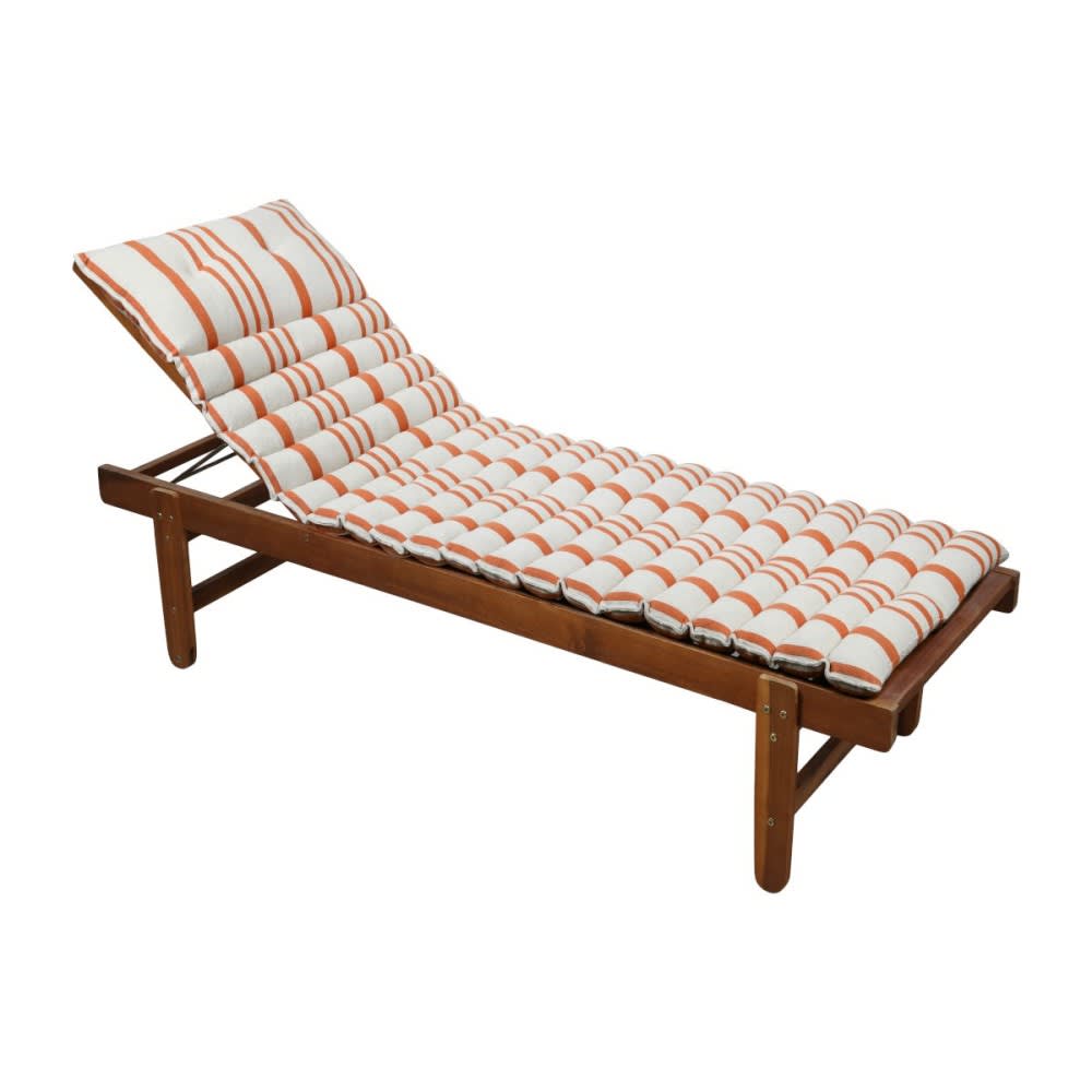Coussin de bain de soleil 60x180 cm rayé