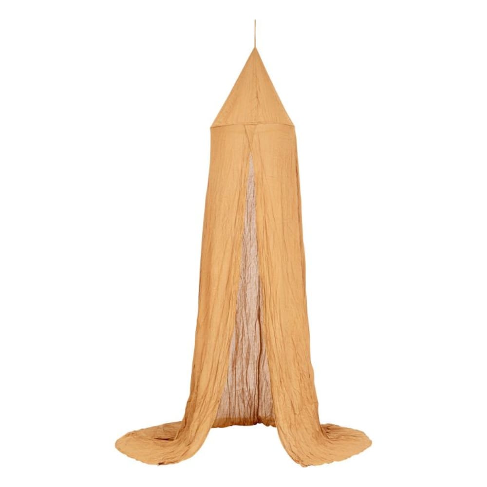 Home Maison - Ciel de lit en double gaze de coton terracotta 250x340 cm