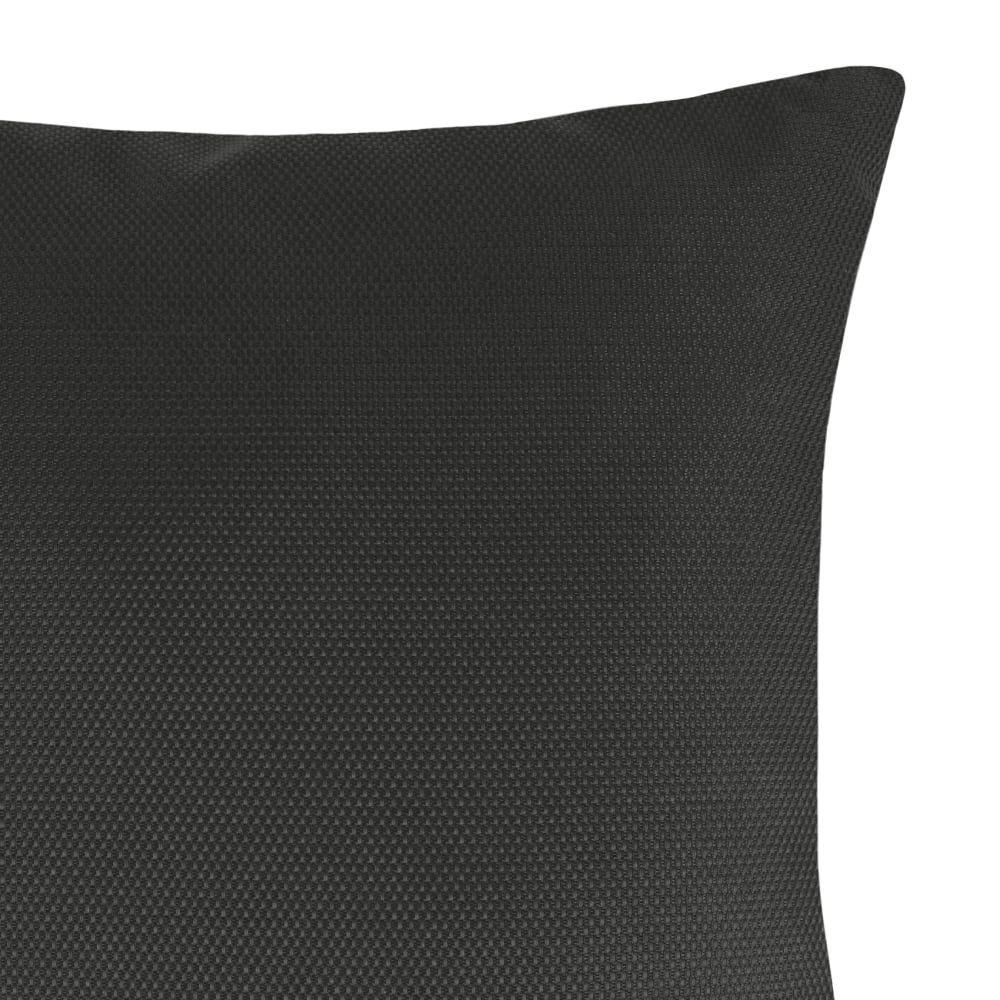 Coussin extérieur carré uni polypropylène gris foncé 50x50 cm - Maisons du Monde